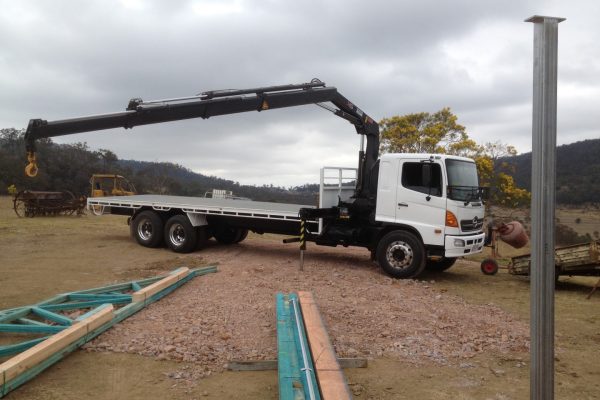 Roof trusses delivery